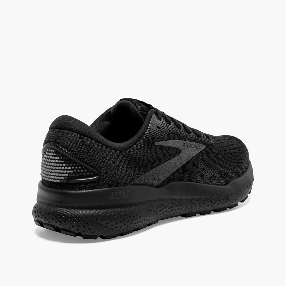 Chaussures Running Route Brooks Ghost 16 Noir Noir Homme | XNP-6690607